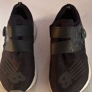 New Balance Black Athletic Shoes with Dial Closure